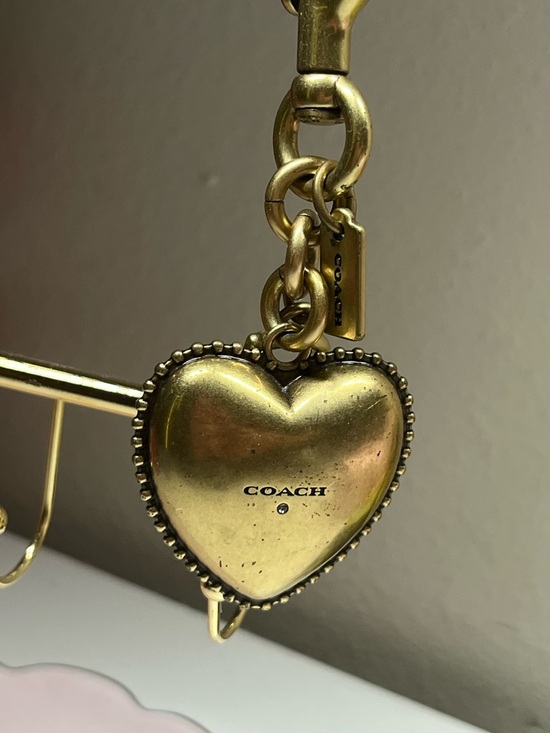 coach vintage cherry heart charm - Picture 6 of 6